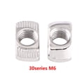 thumbnail image 1 of Aluminum  Nut, T-slot Nut Silver High Hardness 50pcs  Rust Resistance  For Aluminum Extrusion  For Fastener, 1 of 2