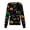 Light Green(Halloween Pumpkin), variant on Halloween Scrubs for Women Long Sleeve Snap Front Plus Size Medical Uniforms Funny Halloween Pumpkin Scrub Jackets Soft Comfy Nursing Jacket Green 4XL