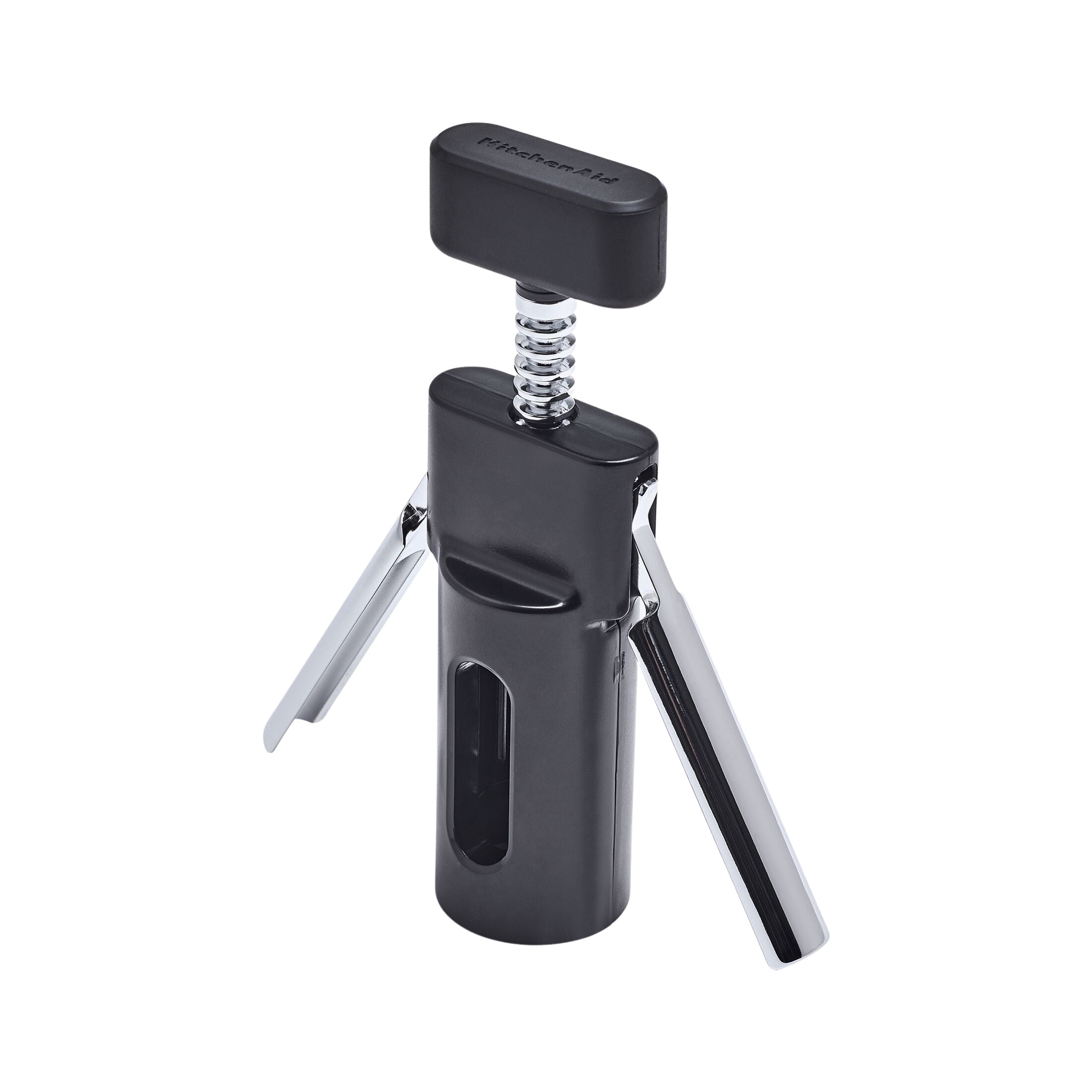 KitchenAid Heavy Duty Corkscrew Wine Bottle Opener with Soft Grip, Black