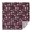 Burgundy Rock Skull, variant on Colorful Skull Pattern Square Tablecloth,Waterproof Square Table Cover,Wipeable Spillproof Washable Table Cover for Home Kitchen Party Decor 42"X42"(107x107cm)
