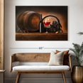 thumbnail image 3 of Elephant Stock Fancy Red Wine Tasting Wall Art - Horizontal Canvas Wall Art - Dining Room Wall Decor - Food And Drink Canvas - Brown And Gray Decor - 51" x 34", 3 of 8