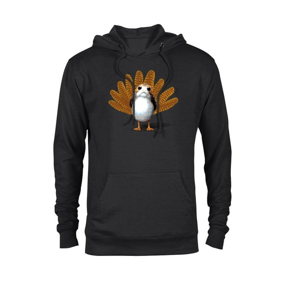 Star Wars Porg Thanksgiving Turkey - Pullover Hoodie for Adults -Customized-Black