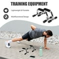 thumbnail image 3 of OUNONA 2Pcs Pilates Equipment Push Up Board Silver Foldable Design For Home Gym, 3 of 8