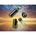 thumbnail image 3 of Set of TWO Classic Silver Personal CREMATION URNS in Velvet Pouches w/Fill Kit - Ships From USA, 3 of 3