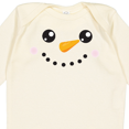 thumbnail image 4 of Inktastic Christmas Snowman, White Snowman, Carrot Nose Boys or Girls Long Sleeve Baby Bodysuit, 4 of 5
