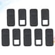 thumbnail image 4 of BRIGHTFUFU 9 piezas de metal con forma ovalada para cámara web, obturador deslizante para cámara, cubierta protectora de privacidad para computadora portátil, tableta, obturador de teléfono (negro), 4 of 7