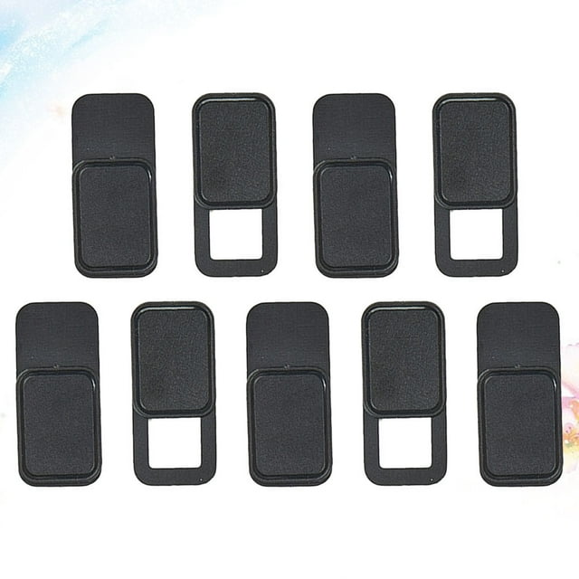 OULII 9 Pcs Curseur de Couverture de Caméra Web de Téléphone Intelligent Compact Noir pour Utilisation