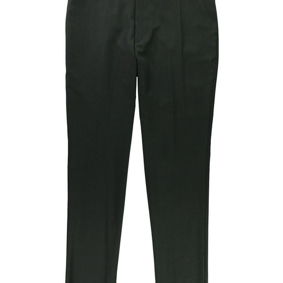 Ralph Lauren Mens Pinstripe Dress Pants Slacks, Black, 45W x UnfinishedL