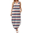 thumbnail image 5 of Fantaslook Summer Maxi Dresses for Women V Neck Tank Dress Vacation Beach Floral Sundresses with Pockets, 5 of 9