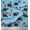 Light Blue, variant on Soimoi Polyester Crepe Fabric Hat,Car & Suitcase Travel Print Fabric by The Yard 42 Inch Wide