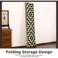 thumbnail image 4 of FDW Room Divider Wood Screen 4 Panel Wood Mesh Woven Design Room Screen Divider Folding Portable Partition for Home Office, Diamond, 4 of 7