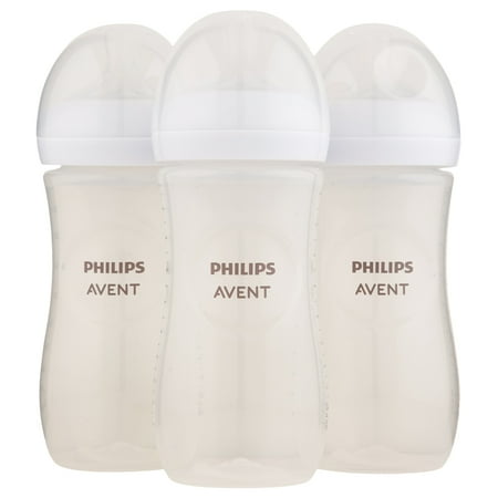 Philips Avent Natural Baby Bottle with Natural Response Nipple - Clear, 11oz