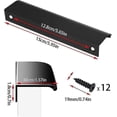 thumbnail image 2 of 6 Cabinet Handles, 128mm Concealed Matte Black Door Handles, Aluminum Profile Handle, Integrated Handle Kitchen Cabinet Pull For Drawer Cupboard Inter, 2 of 4