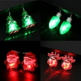 thumbnail image 3 of HGYCPP Novelty Christmas Earrings Party Jewelry LED Light Up Flashing Bulb Dangling, 3 of 16