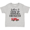 thumbnail image 3 of Inktastic Future Firefighter Kids Fireman Boys Toddler T-Shirt, 3 of 5