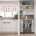 thumbnail image 5 of LALILO Kitchen Curtain Valance City Life Stylish Line And Rod Pocket Window Curtain 52"x 18" Set of 2, 5 of 5