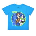 thumbnail image 2 of Toy Story Woody, Buzz Lightyear and Rex Boys 3 Piece Zip Up Hoodie Tee and Jogger Set, 4-7, 2 of 7
