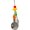 Acrylic Ring, variant on 1020 Paci Spoon Beater M&M Bird Toys - Shiny Noisy Colorful Toy