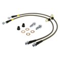 thumbnail image 1 of Stoptech 950.44033 Armored Stainless Steel Front Brake Lines for 2008-Up Land Cruiser LC200, 1 of 1