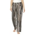 thumbnail image 2 of Lsque Wooden Texture Print Women's Pajama Pants, Lounge Pant - Comfortable Home Wear,Elastic Waistband, Stylish Design-X-Large, 2 of 9