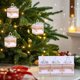 thumbnail image 4 of Set de adornos para bailes de Navidad | Pack de 3 bolas de decoración de espuma roja y blanca | Decoración ligera para colgar en Nadales para Árboles, Paredes, Fiestas | 2,36" de diámetro | Acabado, 4 of 6