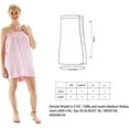 thumbnail image 2 of BC BARE COTTON Women’s Spa/Bath Lightweight-Knee Length Waffle Body Wrap with Pocket and Easy Adjustable Closure - Lime Green - Large, 2 of 2