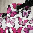 thumbnail image 3 of Ambesonne Butterfly Grommet Curtain, Vibrant Watercolor, 50" x 120", Pink Magenta Black, 3 of 6