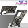 thumbnail image 3 of for Samsung Galaxy A03s Camouflage Design Case, Heavy Duty Shockproof Protection Military Grade Built-in Magnetic Kickstand Cover for Samsung Galaxy A03s MC Army Green, 3 of 7