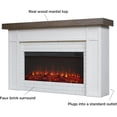 thumbnail image 3 of Real Flame Cravenhall 64" Landscape Electric Fireplace in White, 3 of 6