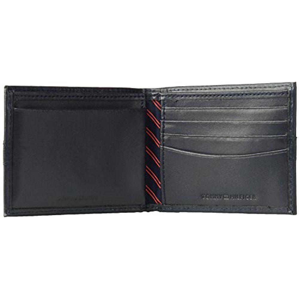 Tommy Hilfiger Men's RFID Blocking Leather Passcase Wallet Navy - image 4 of 7