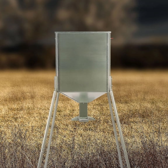 For Deer Turkey Big Wild Game Hunting 450lb Gravity Feeder Zinc-Plated