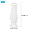 thumbnail image 2 of Uxcell Flower Vase, 10 Pack Plastic Bud Vase Tall Floral Vases  for Home Decor, White, 2 of 6