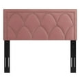 thumbnail image 2 of Greta Performance Velvet King California King Headboard Dusty Rose, 2 of 6