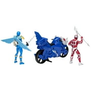 Power Rangers: Dino Fury Face-Off Blue Ranger and Vehicle vs Lord Zedd Kids Toy Action Figure for Boys and Girls Ages 4 5 6 7 8 and Up