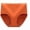 Orange, variant on Women's Period Cotton Panties 2 Pack Lightweight Elastic Waist Soft Skinny Comfort Daily Briefs M