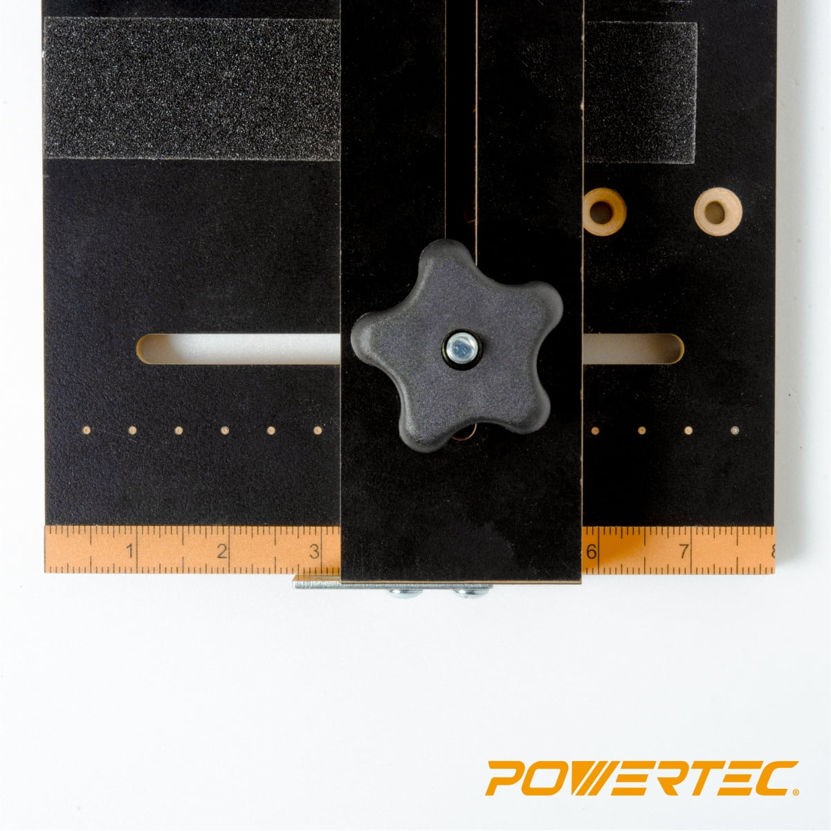 POWERTEC Taper/Straight Line Jig for Table Saws with 3/4” Wide by 3/8” Deep Miter Slot (71395)
