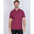 thumbnail image 2 of Real Essentials 3 Pack: Men's Jersey Cotton Short Sleeve Polo Shirt - Breathable Performance Polo (Available in Big & Tall), 2 of 7