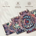 thumbnail image 6 of Elephant Stock Mandala Enchantment Wall Art - Horizontal Multi Panel Canvas - Living Room Wall Decor - Decor Elements Multi Panel - Blue And Beige Decor - 74" x 34", 6 of 8
