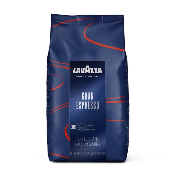 Lavazza Gran Espresso Whole Bean Coffee, Arabica and Robusta Blend, 2.2 lb Bag (Pack of 1)