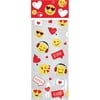 Emoji Valentine Treat Kit 20 ct Cello Large Bags with Card Topper