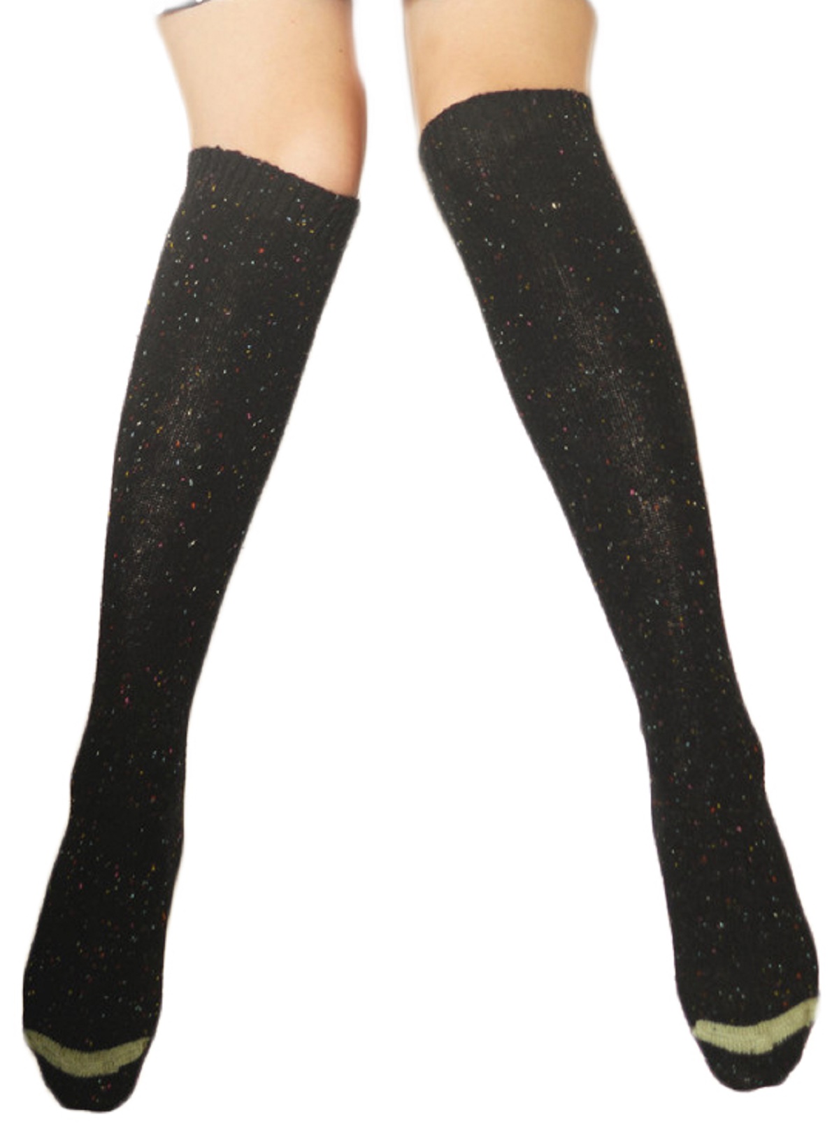 NEW Women/'s Knee High Socks 04174 One Size 9-11 Gray