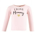 thumbnail image 3 of Hudson Baby Infant Girl Long Sleeve T-Shirts, Girl Mommy, 4 Toddler, 3 of 5