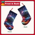 thumbnail image 2 of Lsque Outer Space Floating Numbers And Letters Pattern 18 Inch Christmas Stockings, Festive Holiday Stocking for Christmas Decorations Holiday Decor, 2 of 8