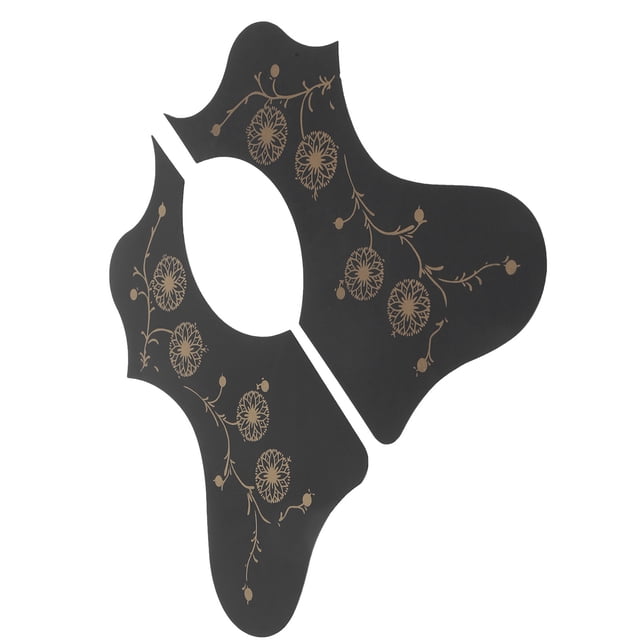 Guitar Pickguard Set, Bright Colour Guitar Guard Replacement Beautiful Patterns Plastic Pickguard Plate Guitar Guard For Professional For Beginner Black,White,Red,Brown