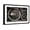 Black Frame, variant on Art.com Steam Locomotive Wheel Detail In Warm Black And White Art Print by mishoo, White Frame Wall Art, 29" x 21"