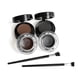 thumbnail image 1 of Juego de crema delineador de ojos 2 en 1, polvo profesional para cejas de larga duración con pincel, negro y marrón Sailing, 1 of 10