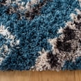 thumbnail image 3 of SAFAVIEH Morocco Juniper Geometric Area Rug, Blue/Gray, 6'7" x 6'7" Round, 3 of 7