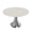 Lakeland Salt, variant on 4 Person Round Meeting Room Table With Wide Pedestal Base 46" Table