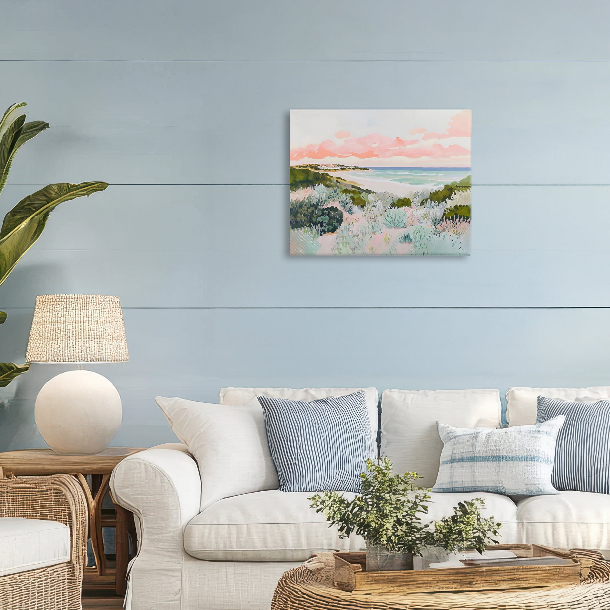 Stupell Industries Beach Grasses & Pastel Skies Canvas Wall Art, design by The Prints Vibe