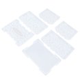 thumbnail image 3 of 6 patrones elegantes para manualidades y decoración del hogar DIY Juego de moldes de silicona blanca para hacer cajas de pañuelos, 3 of 8
